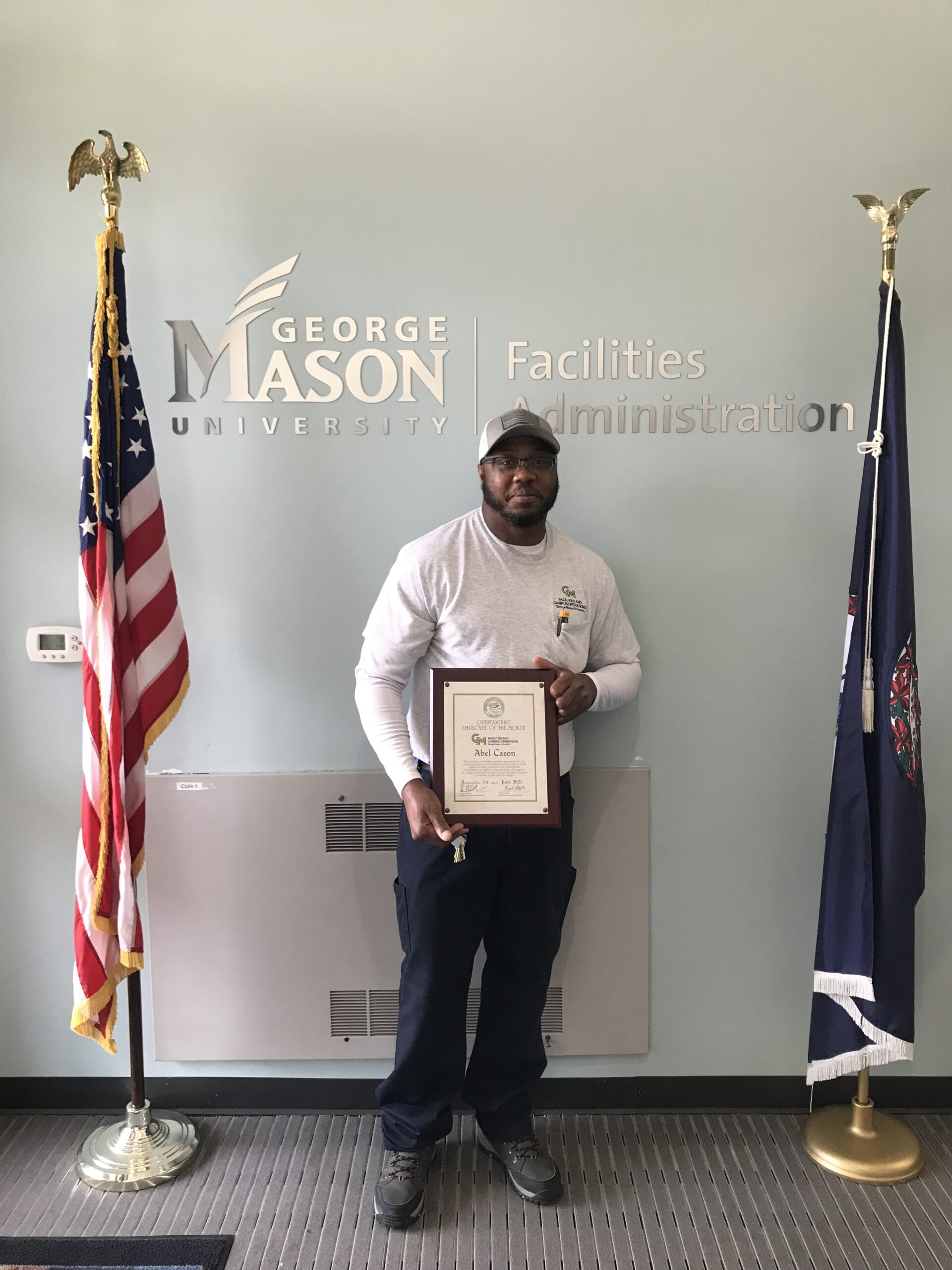 June 2025 Facilities Employee of the Month – Abel Cason – Facilities