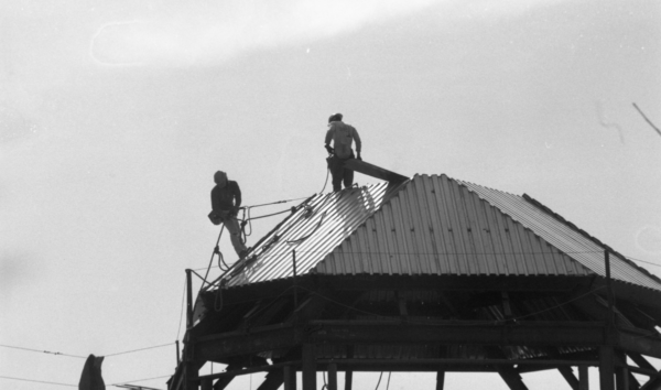 Johnson Center Roof Construction, 1990s